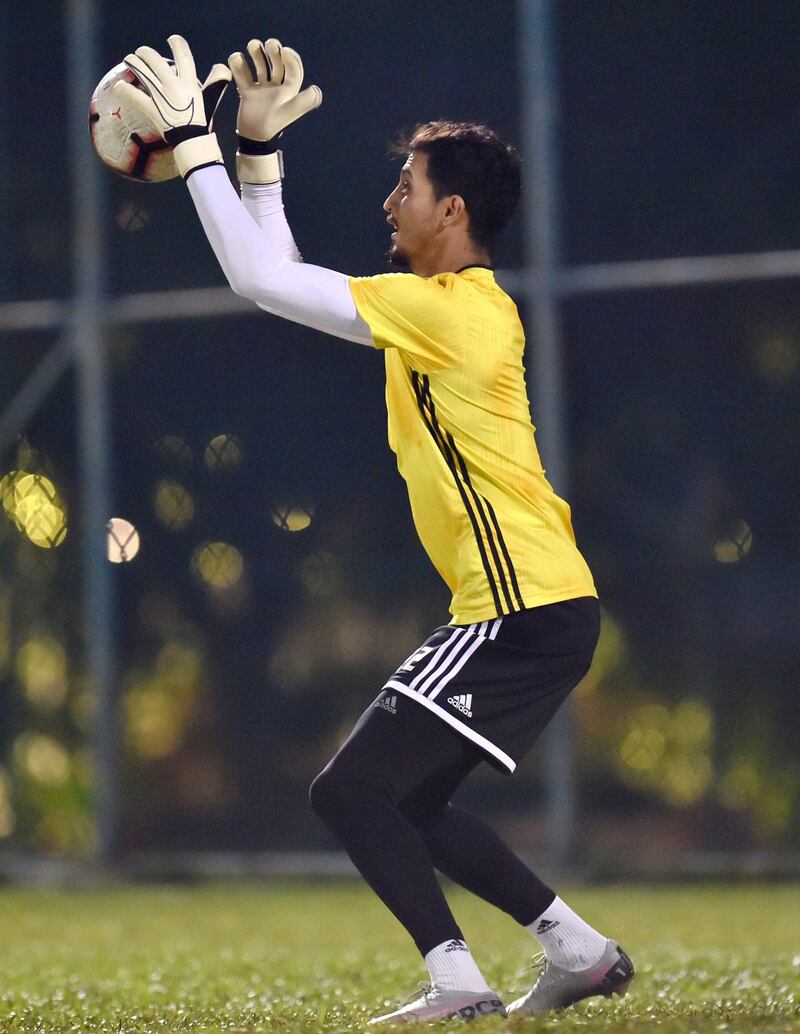 Photos of the training of the first national team in the camp of Malaysia.  Courtesy UAE FA