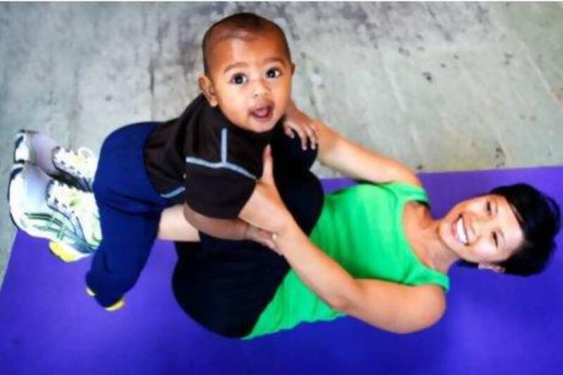 New mums don’t need to forego exercise completely – in fact, it’s better for them and the baby if they do some exercise. Courtesy Fit 4 Two