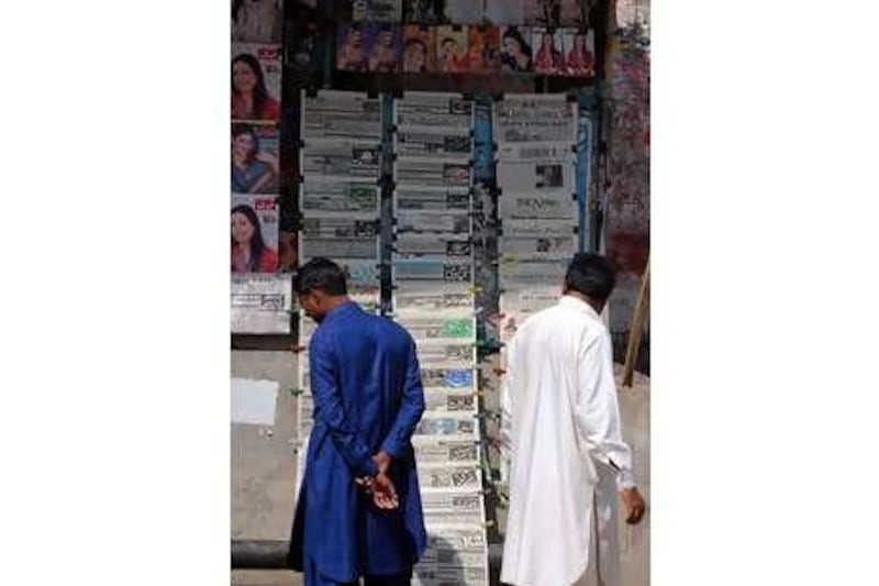 Pakistani media houses are moving into the television sector by launching Urdu and English news channels.