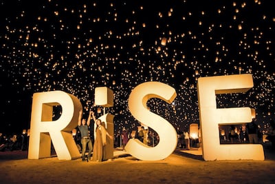 The Rise Festival is held in the Mojave Desert outside Las Vegas every October. Courtesy Rise