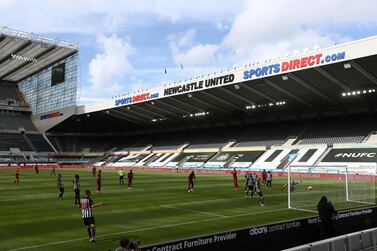 Newcastle United take on Liverpool at St James' Park on Tyneside in their final match of the Premier League season. Getty