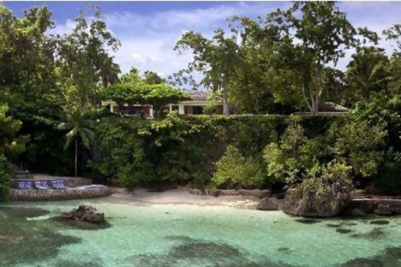 The private and shady Fleming villa at GoldenEye Hotel and Resort is the holiday house that the James Bond creator Ian Fleming built after coming to Jamaica in 1946. Courtesy of Island Outpost