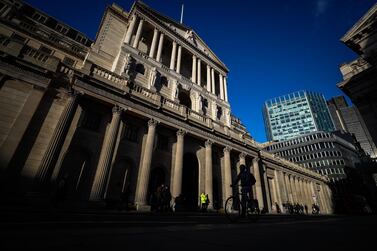 The Bank of England. Britain's economy is starting to show signs of Brexit stress. Bloomberg