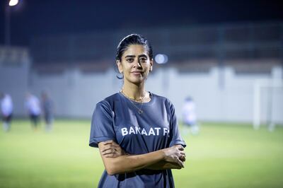 Banaat FC founder Budreya Faisal.  Ruel Pableo for The National