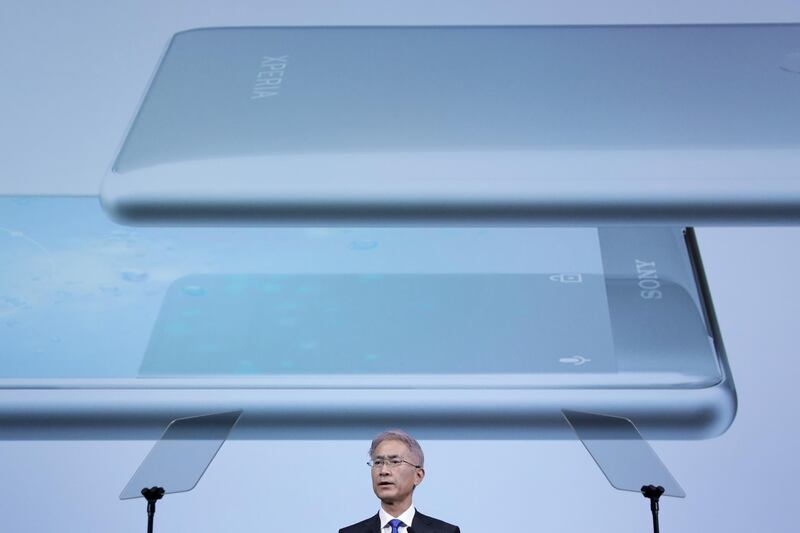 Kenichiro Yoshida, chief executive officer of Sony Corp., speaks during a news conference in Tokyo, Japan, on Tuesday, May 22, 2018. Sony predicted profit growth across most of its divisions over the next three years, but a mostly conservative outlook sent the shares lower. Photographer: Kiyoshi Ota/Bloomberg