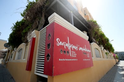 Socialicious is a hidden gem in Dubai's Jumeirah Village Circle (JVC). Chris Whiteoak / The National