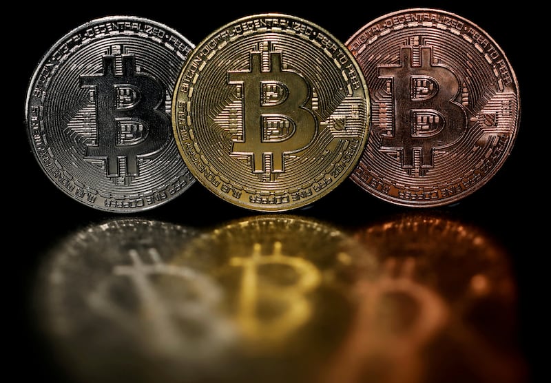 Representations of cryptocurrency Bitcoin. Reuters