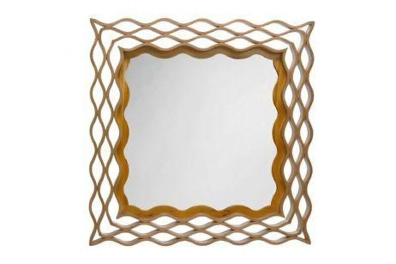 Waffle Mirror. Courtesy Interior 360