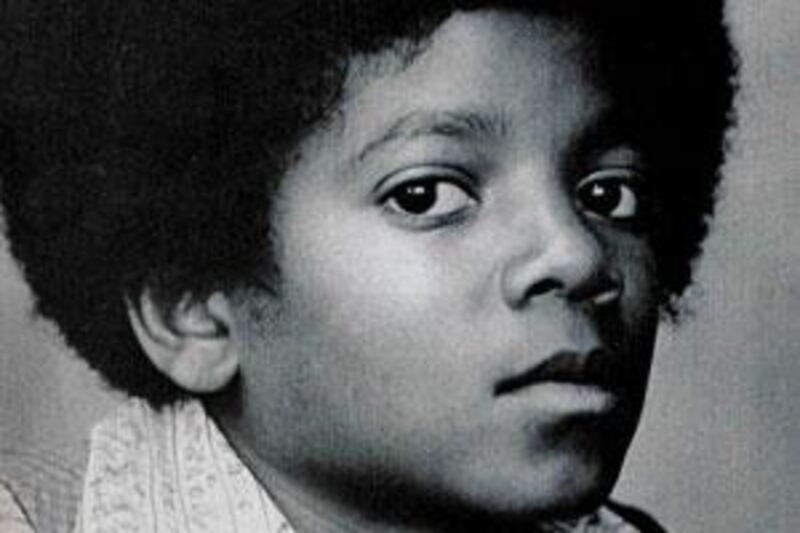 A Michael Jackson photographed for the cover of Rolling Stone magazine in 1971.
