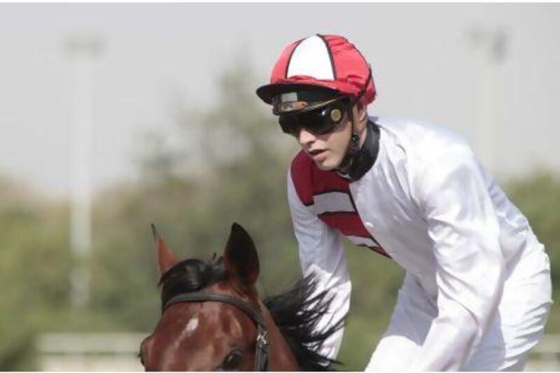 Jockey James Doyle has been a regular in the UAE with 370 mounts the past two years. Jeffrey E Biteng / The National