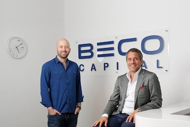 Beco Capital co-founders Amir and Dany farha, who run the business alongside fellow managing partner Yousef Hammad. Courtesy Beco Capital.