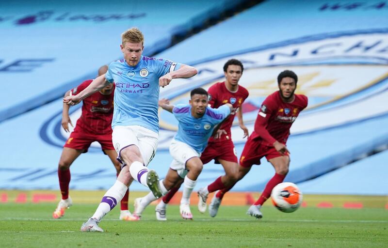 Kevin De Bruyne - 9: Just a ludicrously good footballer. Superb movement that is so difficult for defenders to pick up and a wonderful passer of the ball. Usual confident finish from the penalty spot, played lovely one-two with Foden for youngster to score third. Set up the fourth for Sterling whose shot was deflected in for an own-goal. Reuters