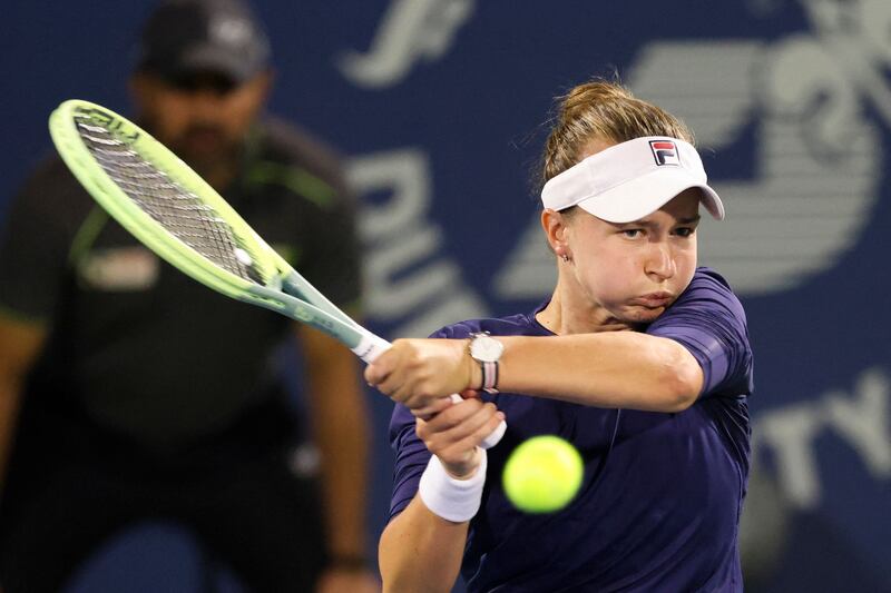 Barbora Krejcikova beat Iga Swiatek in straight sets. AFP