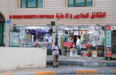 Abu Dhabi, U.A.E., January 31, 2018.   VAT - one month later. Talking to shop keepers, etc. about the impact of VAT one month on.  Abbas Ali, Iran, owner of  Al Sharaiq Garments & Footwears.
Victor Besa / The National
National
REPORTER: Anna Zacharias