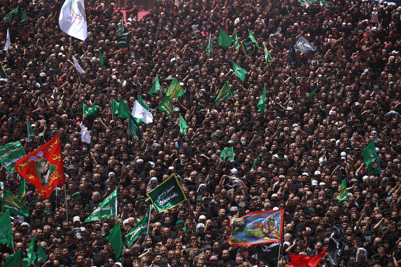 Every year, hundreds of thousands of people converge on Karbala to observe the holy day.