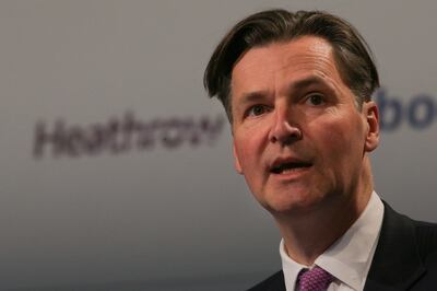 John Holland-Kaye is standing down as Heathrow chief executive but says his replacement 'will take on a fantastic team'. AFP