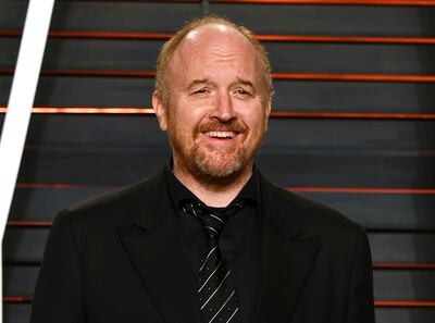 Accused of sexual misconduct, Louis CK is up for Best Comedy Album. Invision / AP