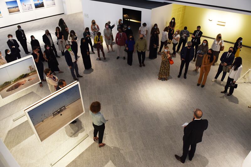 A view of the exhibition, which opens on November 18, 2021.
