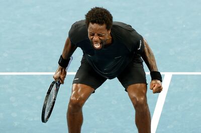 Gael Monfils reached his second Australian Open quarter-final after beating Miomir Kecmanovic. Getty Images