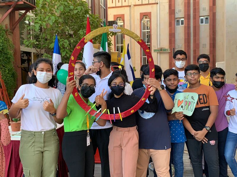 Most of the country's pupils returned to school on Monday, while others are expected to start later in the week. Pawan Singh / The National