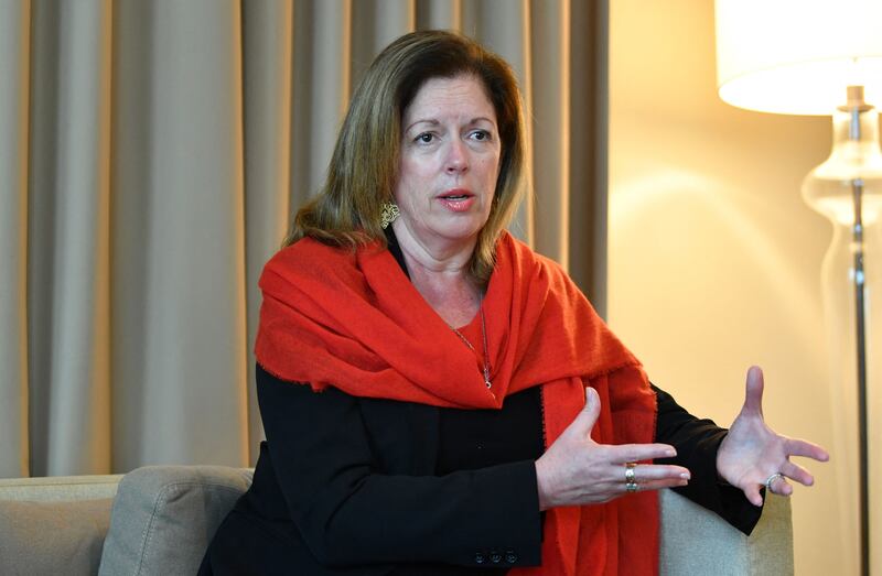 Stephanie William, UN Special Adviser on Libya, has advocated the inclusion of youths in the political process. AFP