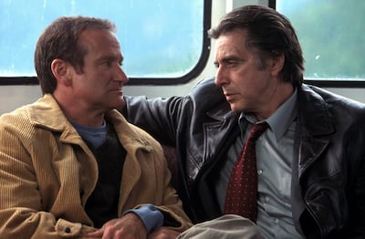 Robin Williams and Al Pacino in Insomnia (2002). Photo: Touchstone Pictures