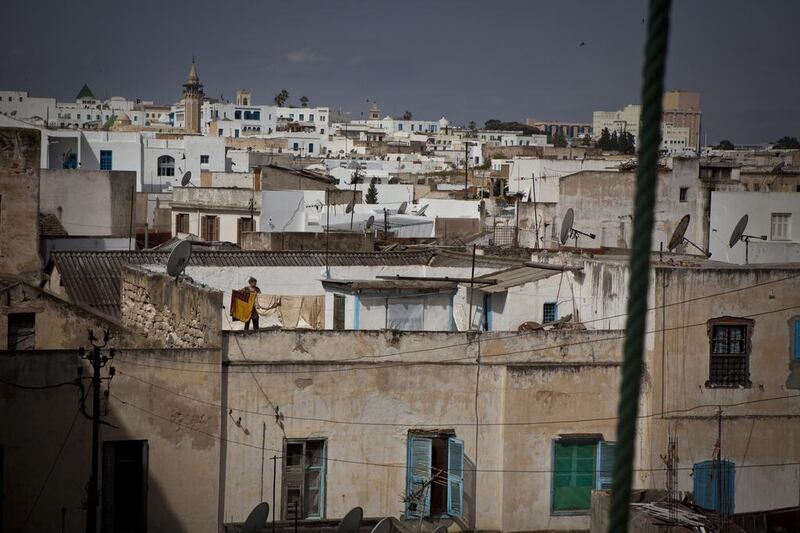 The roofs of the Tunis medina, an extremely old part of the city that's beginning to feel the pressure of modernisation. Silvia Razgova / The National