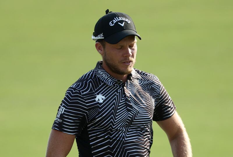 Danny Willett during the DP World Tour Championship. Getty
