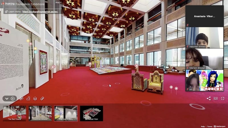 The Department of Culture and Tourism has launched a virtual guided tour programme at Al Hosn site. Courtesy DCT Abu Dhabi
