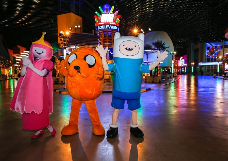 DXB Entertainments’ theme park complex and IMG Worlds of Adventure indoor park are extending their attractions, introducing offers on tickets and promoting to overseas markets to boost visitor numbers. Victor Besa for The National