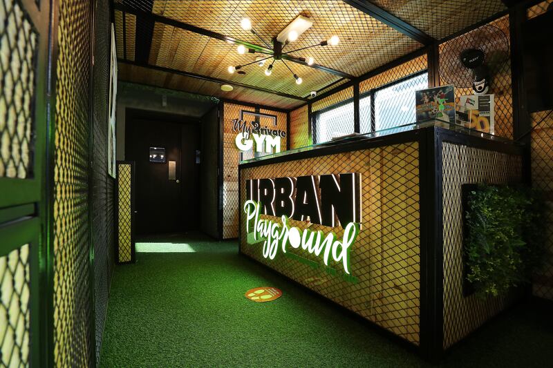 The reception area at Urban Playground.