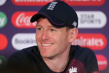 England's captain Eoin Morgan attends a press conference ahead of the Cricket World Cup final. AP Photo