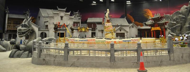 Kung Fu Panda land at Motiongate Dubai. Courtesy of Motiongate Dubai