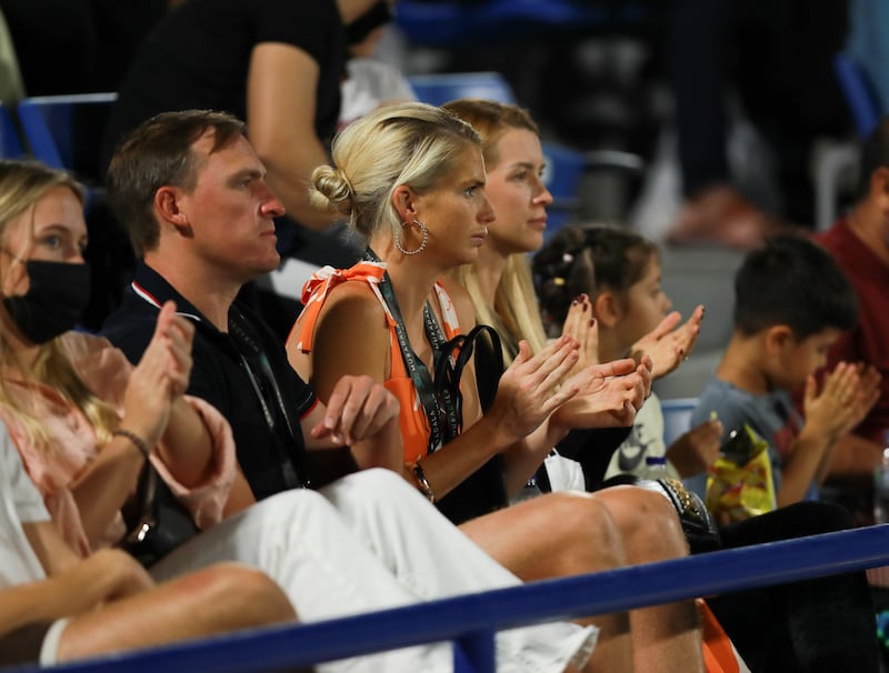 Fans at the Mubadala World Tennis Championship.