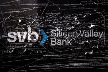 FILE PHOTO: Destroyed SVB (Silicon Valley Bank) logo is seen in this illustration taken March 13, 2023.  REUTERS / Dado Ruvic / Illustration / File Photo