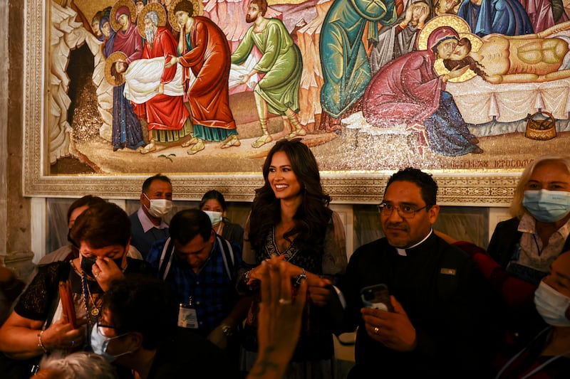 Israel's Tourism Ministry hosted Meza's trip to the Old City. Reuters