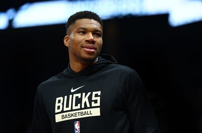 Giannis Antetokounmpo did not play for Milwaukee Bucks in Game 2 of the NBA Abu Dhabi Games series against Atlanta Hawks. Getty Images