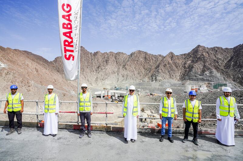 The service tunnelling operations are complete. Each tunnel is 500 metres long.