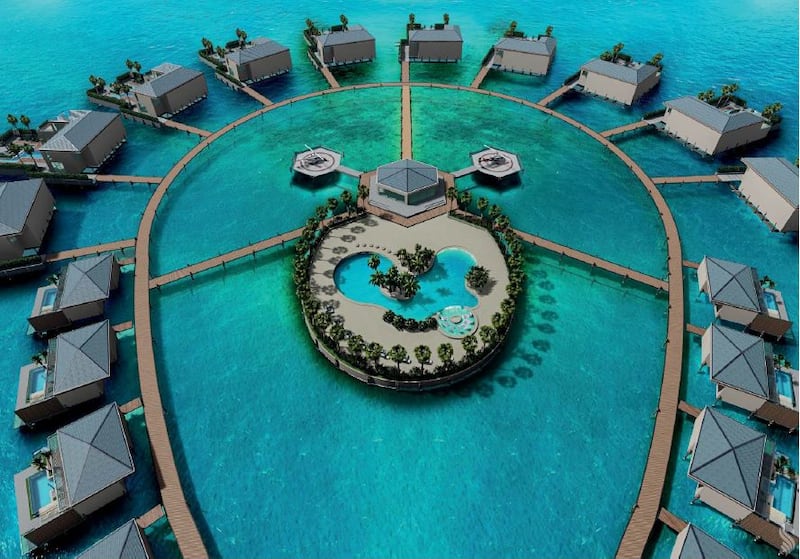 Al Mahra Resort will open in the Maldives in 2025. All photos: FAM Holding
