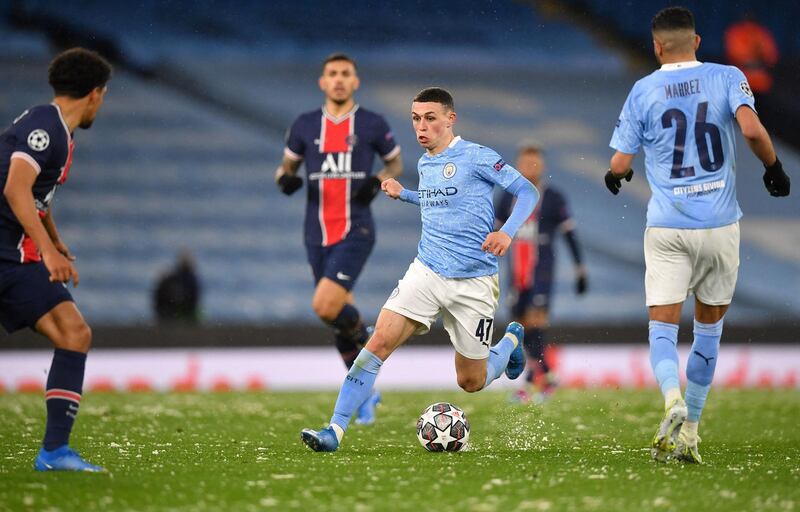 Phil Foden – 9. Took a little time to warm to the task, but was purring by the time the interval arrived, notably with a fine mazy dribble. Magnificent wing play to set up Mahrez’s second, and was in his element as the game opened up. EPA