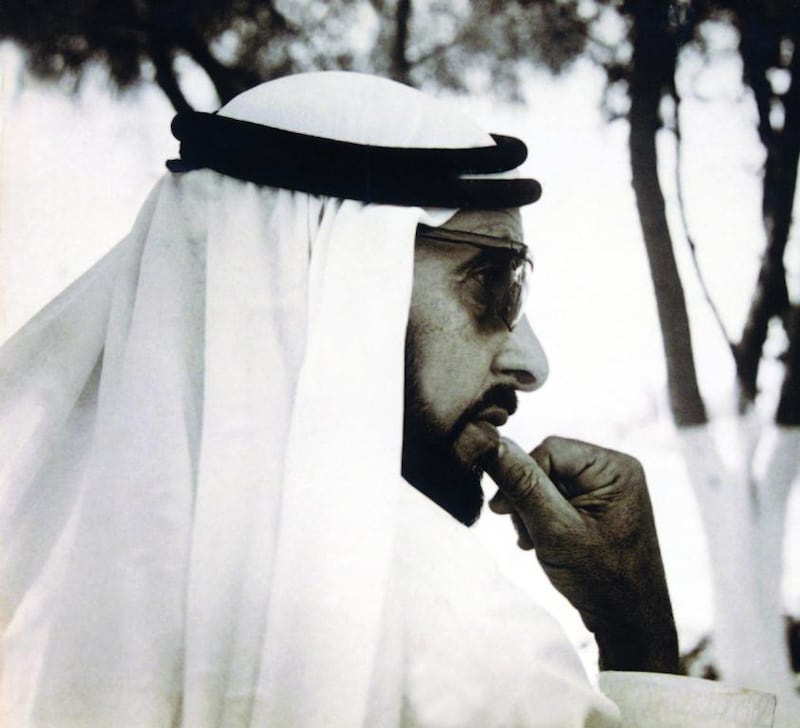 UAE Founding Father, the late Sheikh Zayed bin Sultan Al Nahyan, who died in November, 2004. All photos: National Archives