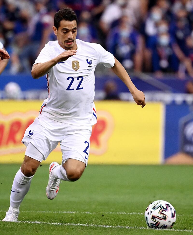 France's forward Wissam Ben Yedder controls the ball during the friendly football match between France and Bulgaria at Stade De France in Saint-Denis, on the outskirts of Paris on June 8, 2021, ahead of the UEFA EURO 2020 European Championships. (Photo by FRANCK FIFE / AFP)