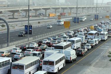 Dubai Police traffic campaigns have led to a significant reduction in road deaths. Pawan Singh / The National  