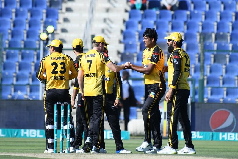 Peshawar Zalmi defeated Lahore Qalandars by four-wickets in the Pakistan Super League on Tuesday. Courtesy PCB