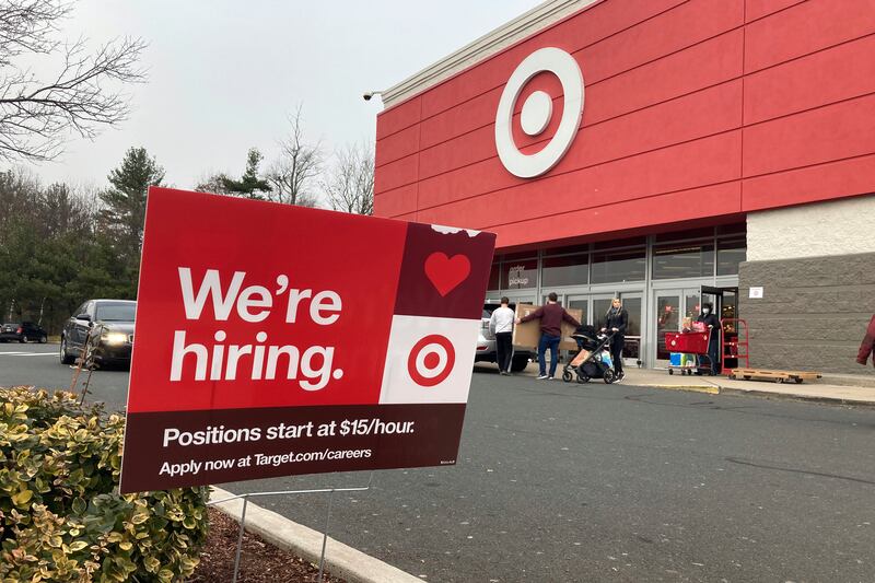 Workers at Target stores and distribution centres in places such as New York, where competition for finding and hiring staff is the fiercest, could receive starting wages as high as $24 an hour this year. AP 