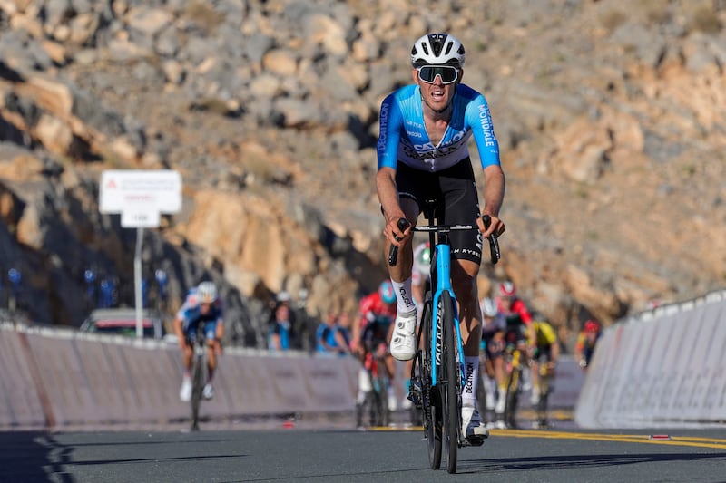 Australian rider Ben O'Connor wins Stage 3 of the UAE Tour. AFP