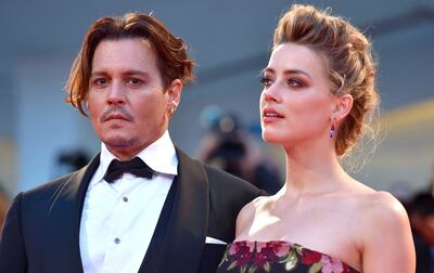 Depp and Heard married in 2015 after meeting on the set of the 2011 film 'The Rum Diary'. EPA