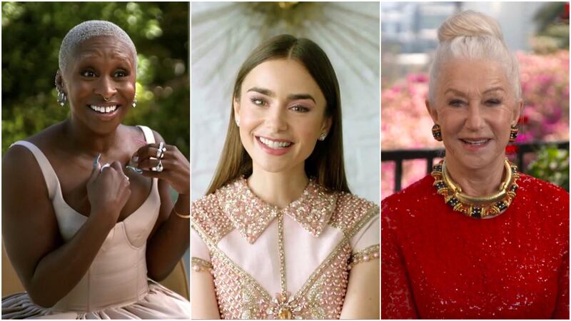 Cynthia Erivo, Lily Collins and Helen Mirren shined with their fashion choices during the 27th annual Sag Awards. Sag Awards handover via Reuters