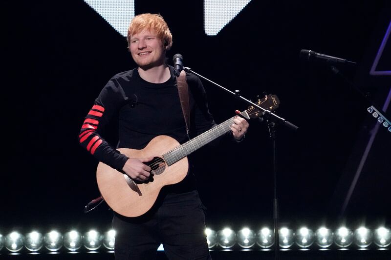 British singer-songwriter Ed Sheeran. AP