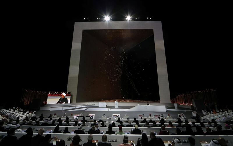 Pope Francis at the Founder's Memorial. The memorial is tribute to the UAE's founding father Sheikh Zayed bin Sultan Reuters